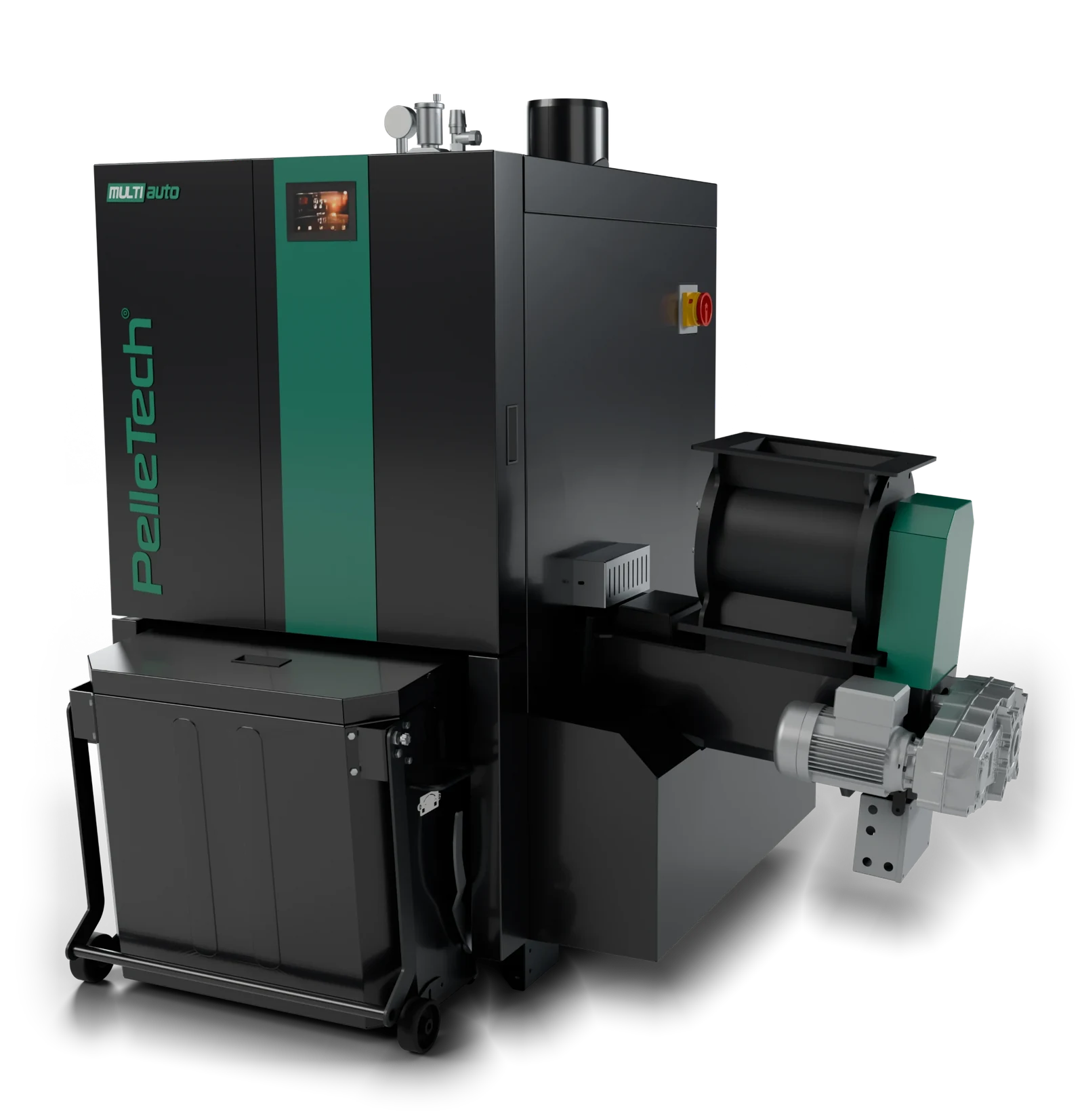 PelleTech Multiauto in the new design, gloss black with a teal stripe