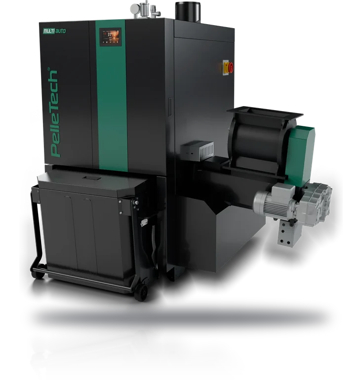 PelleTech Multiauto in the new design, with feeder