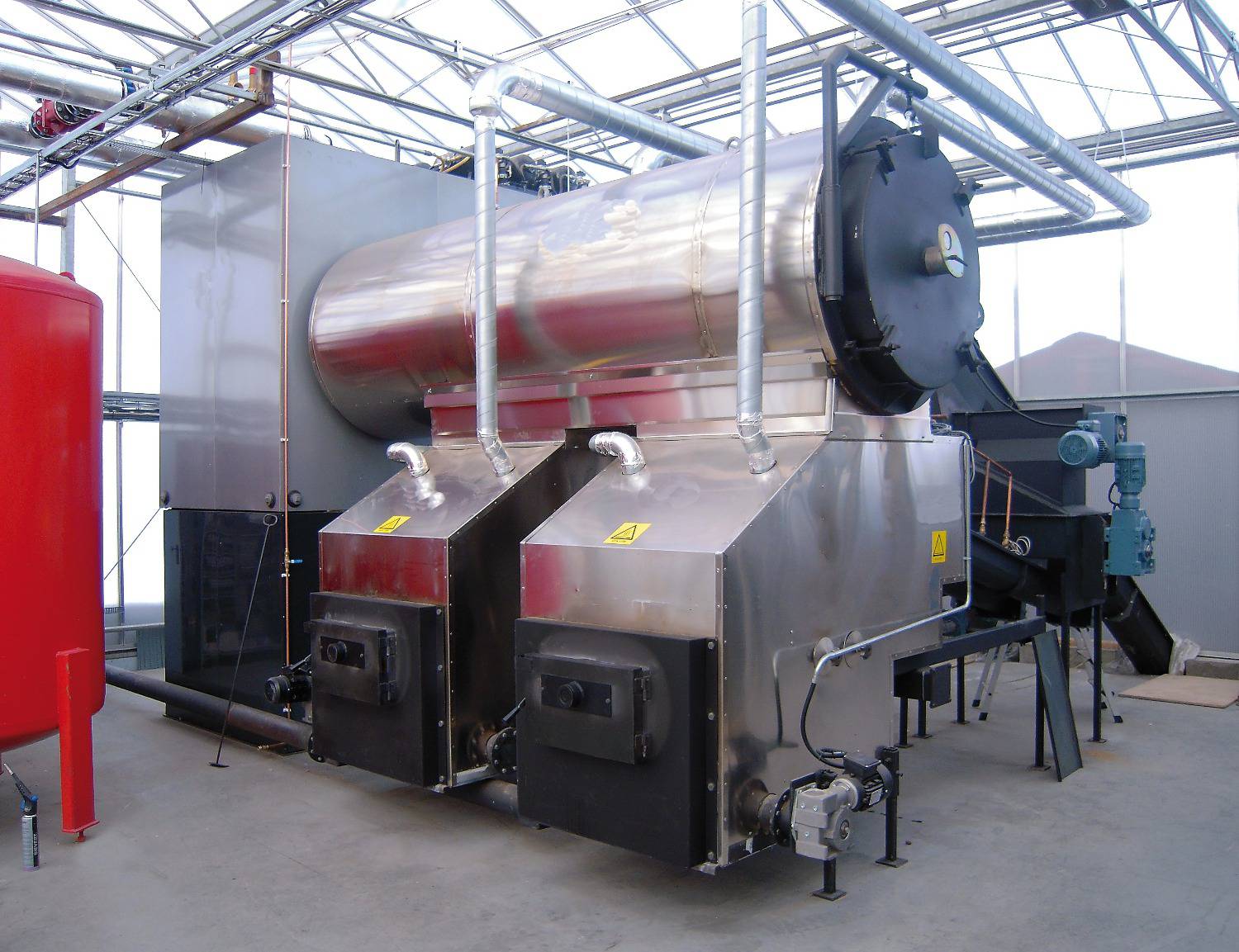 Hästgödselbrännare industri